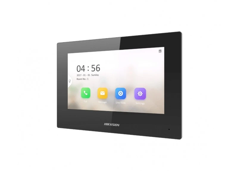 Monitor 7 Pulgadas De Interior IP DS-KH6320-LE1(B) Negro Hikvision*