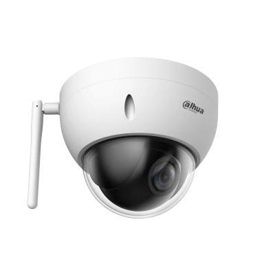 Camara IP Dahua mini domo PTZ Zoom óptico de 4X 2MP IP66 IK10 soporta wifi soporte DH-SD22204DB-GNY-W