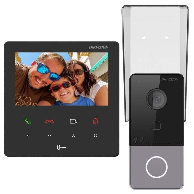 KIT VIDEO PORTERO HIKVISION IP PANTALLA 4.3" APP DS-KIS606-P